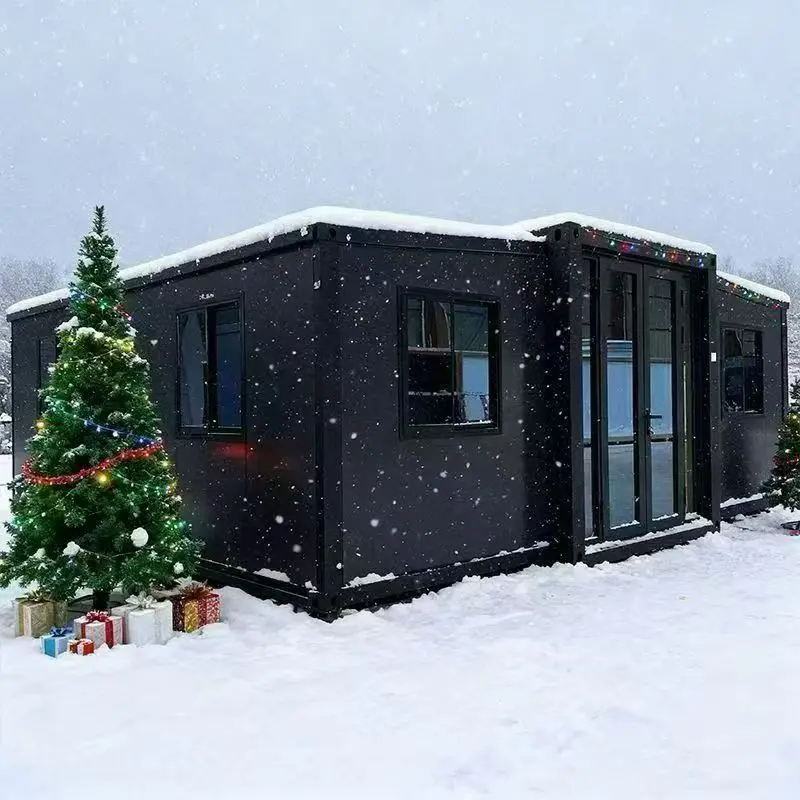 Casa de cont&ecirc;iner expans&iacute;vel: a vila de f&eacute;rias que cresce com seus h&oacute;spedes