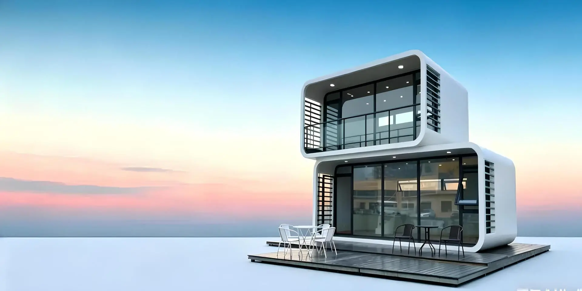 Casa pr&eacute;-fabricada com cabine Apple