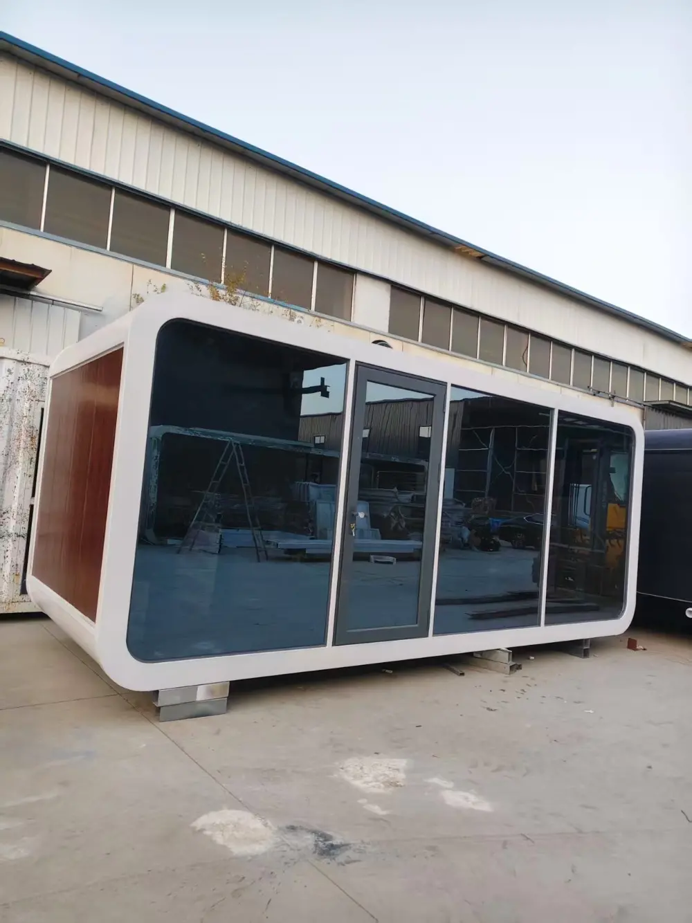 Casa pr&eacute;-fabricada com cabine Apple